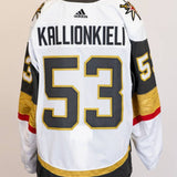 Game-Issued:#53 Marcus Kallionkieli White Jersey 2022/23 Set 1-15587