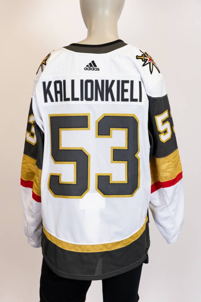 Game-Issued:#53 Marcus Kallionkieli White Jersey 2022/23 Set 1-15587