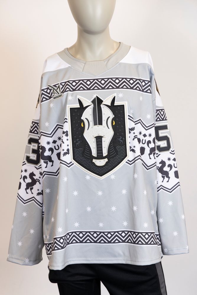 Game-Issued:#53 Simon Pinard Lucky Launch Jersey-553