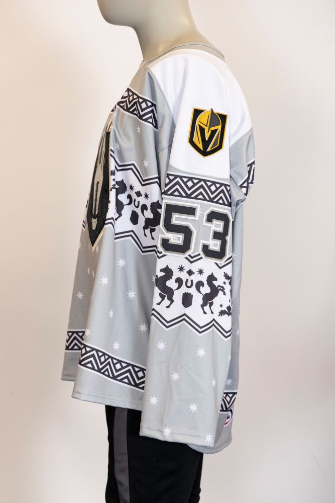 Game-Issued:#53 Simon Pinard Lucky Launch Jersey-553