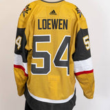 Game-Issued:#54 Jermaine Loewen Gold Jersey 2022/23 Set 1-15685