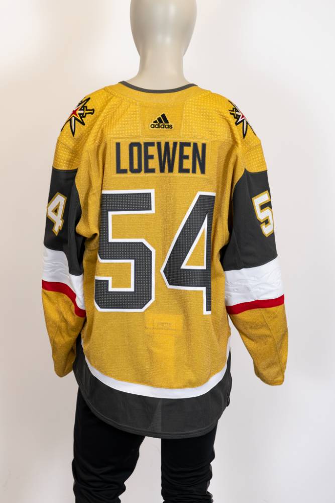 Game-Issued:#54 Jermaine Loewen Gold Jersey 2022/23 Set 1-15685