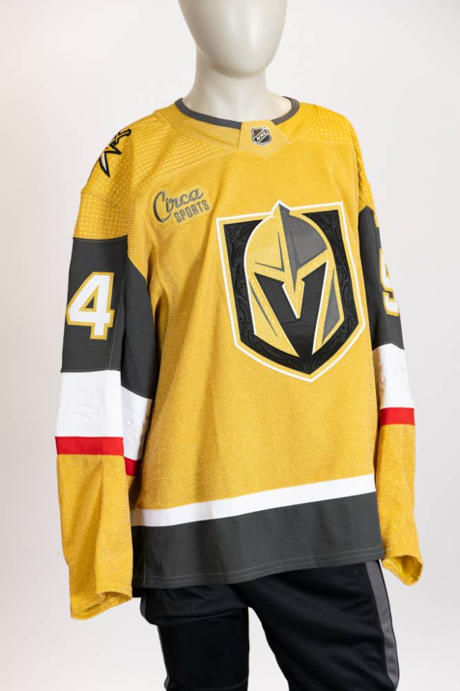 Game-Issued:#54 Jermaine Loewen Gold Jersey 2022/23 Set 1-15685