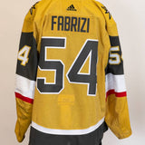 Game-Issued:#54 Matteo Fabrizi Gold Jersey 2023/24 Set 1-17084