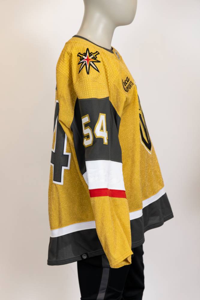 Game-Issued:#54 Matteo Fabrizi Gold Jersey 2023/24 Set 1-17084