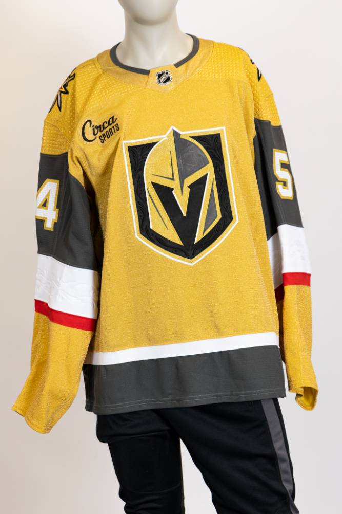 Game-Issued:#54 Matteo Fabrizi Gold Jersey 2023/24 Set 1-17084