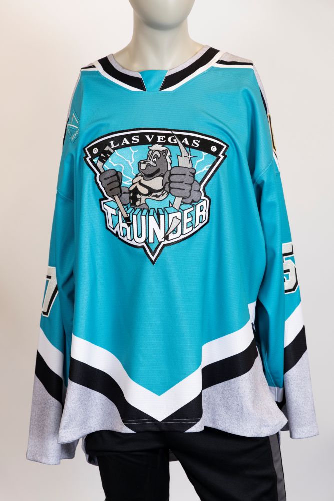 Game-Worn:#57 Mason Primeau Signed Thunder Knight Jersey-335