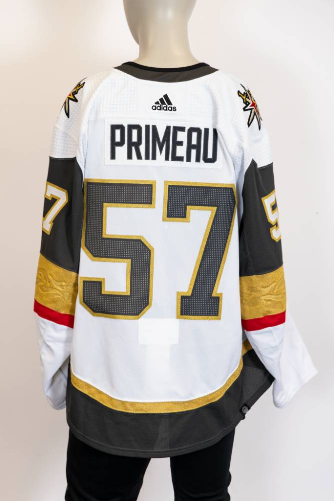 Game-Issued:#57 Mason Primeau White Jersey 2022/23 Set 1-15584