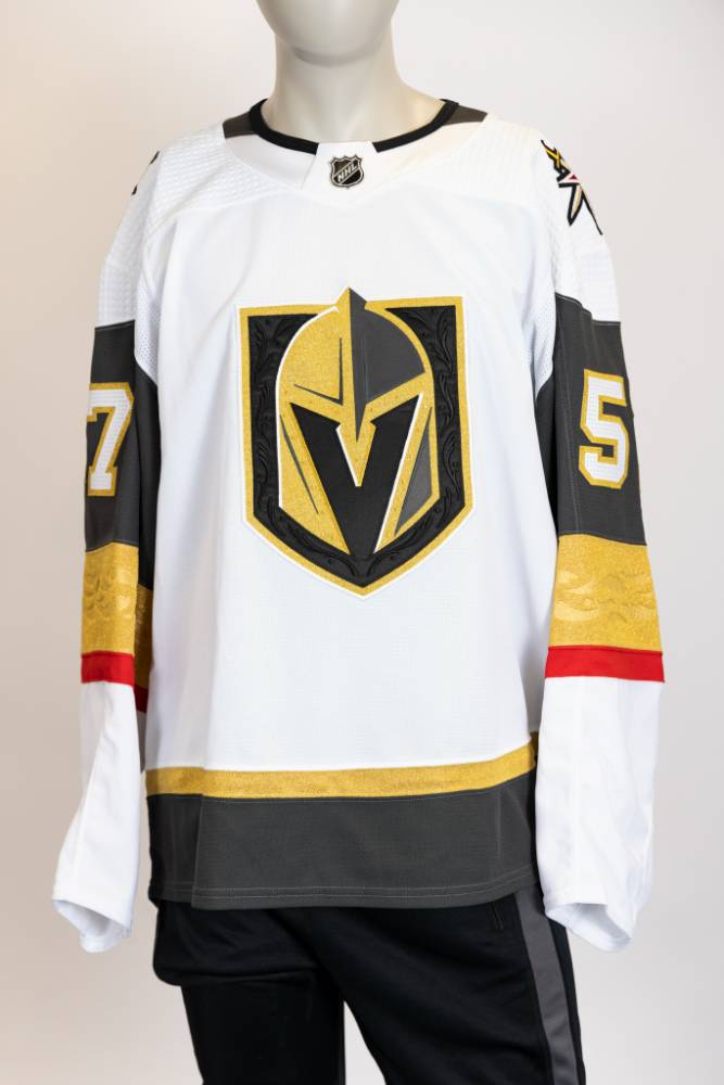 Game-Issued:#57 Mason Primeau White Jersey 2022/23 Set 1-15584