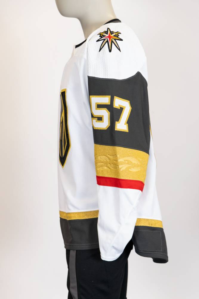 Game-Issued:#57 Mason Primeau White Jersey 2022/23 Set 1-15584