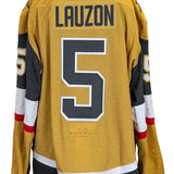 Game-Worn: #5 Jeremy Lauzon 2026 SCF Gold Set 2 Jersey - 21885
