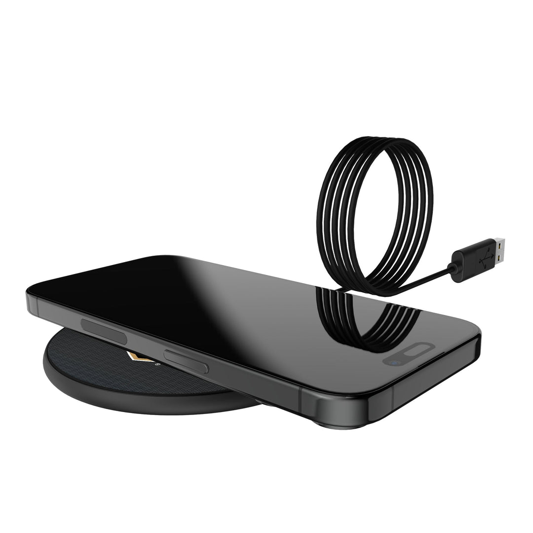Vegas Golden Knights Linen 15-Watt Wireless Charger