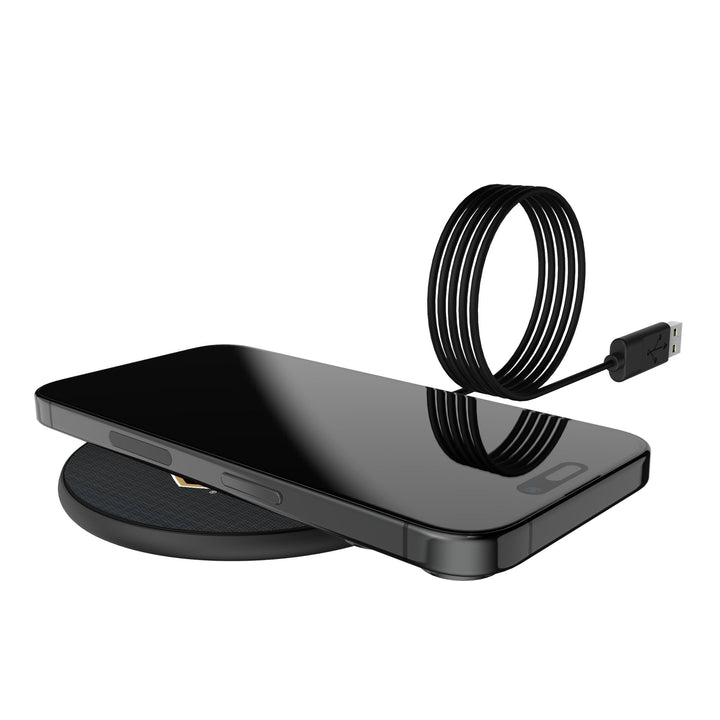Vegas Golden Knights Linen 15-Watt Wireless Charger