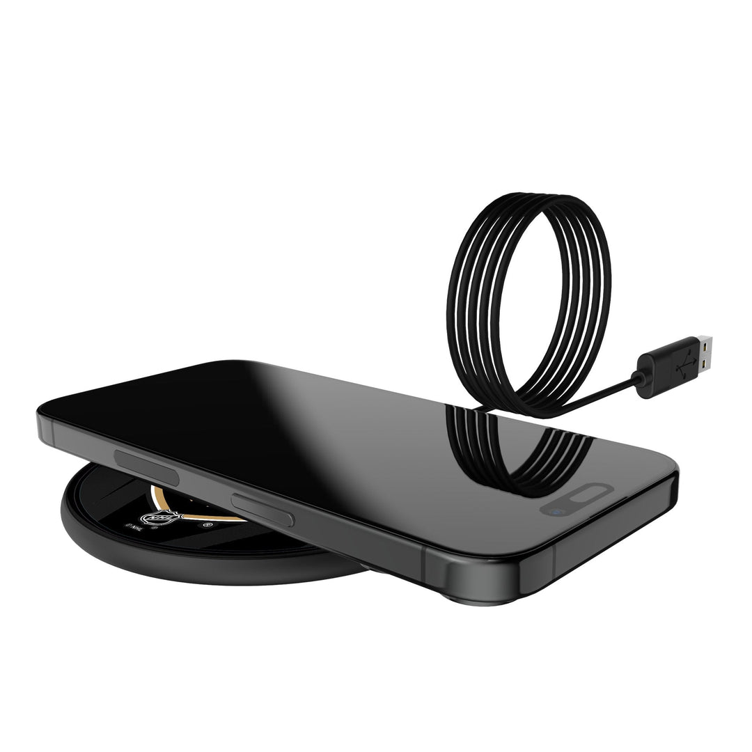 Vegas Golden Knights Monocolor Tilt 15-Watt Wireless Charger