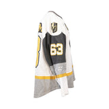 #63 Carl Dahlstrom: Game-Worn & Signed White Jersey - Jersey
