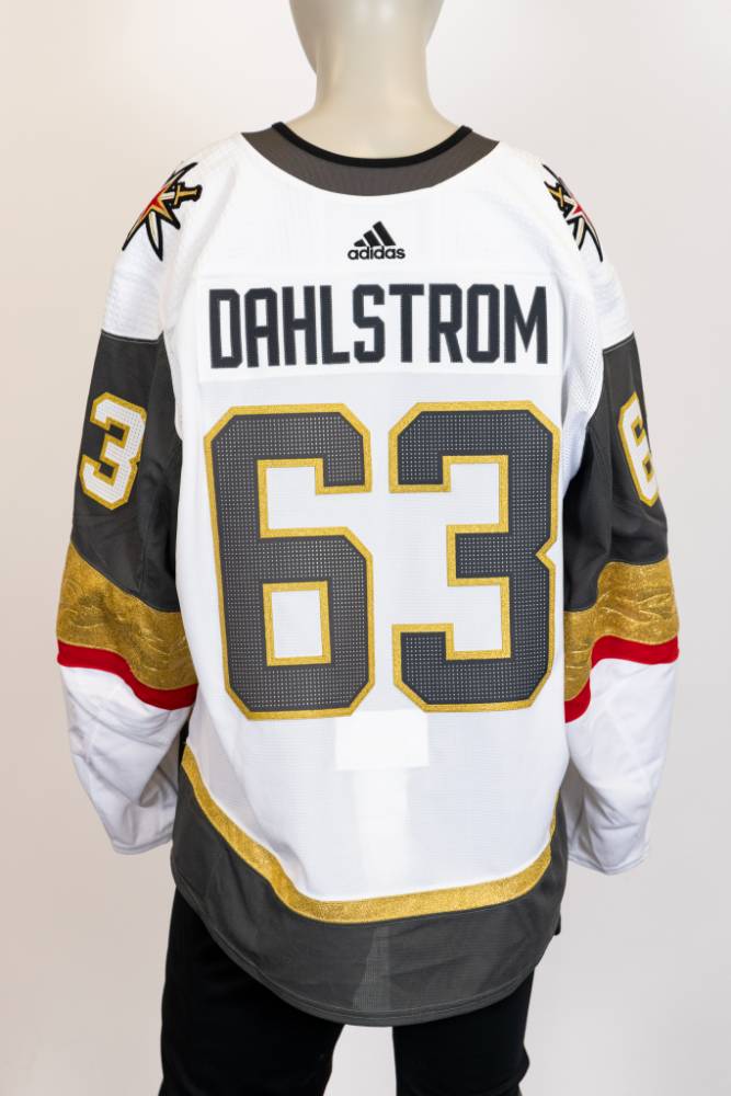 Game-Issued:#63 Carl Dahlstrom White Jersey 2020/21 Set 1-11069