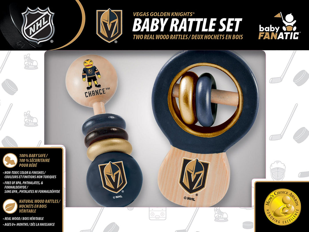 Las Vegas Golden Knights - Baby Rattles 2-Pack