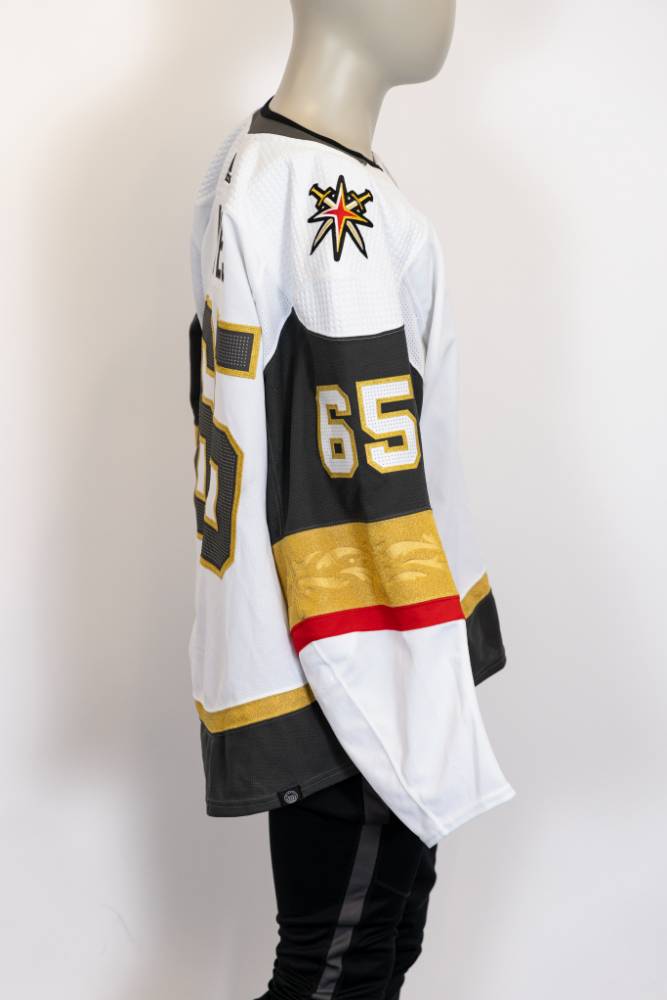 Game-Issued:#65 Zack Hayes White Jersey 2022/23 Set 1-15593