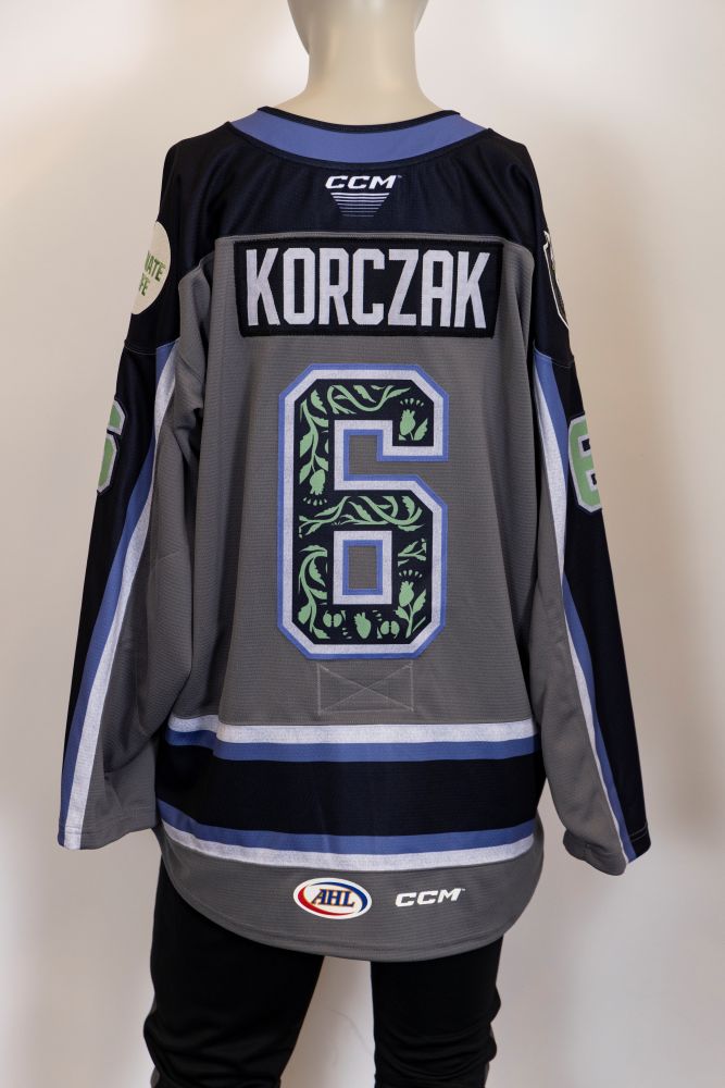 Game-Issued:#6 Kaedan Korczak Donate Life Jersey-532