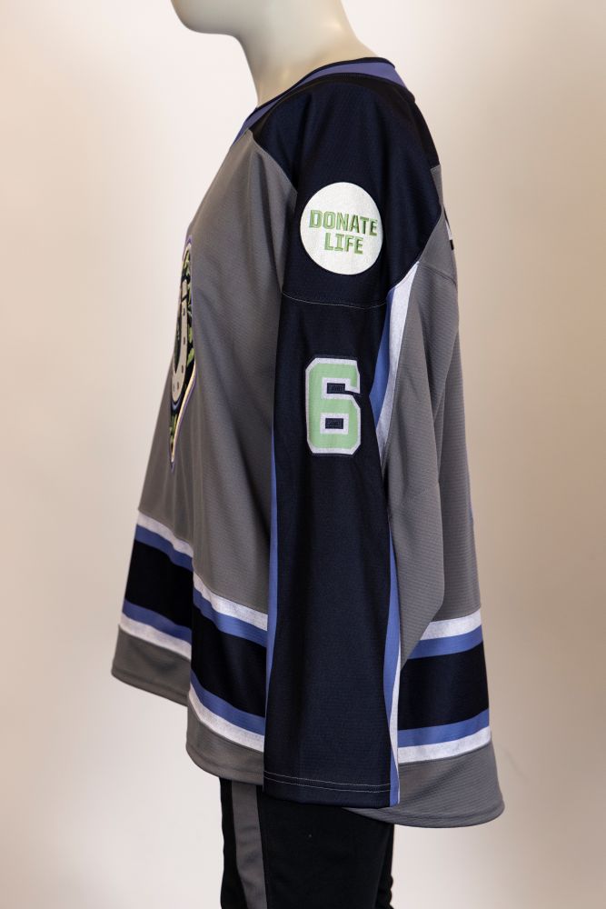 Game-Issued:#6 Kaedan Korczak Donate Life Jersey-532