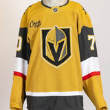 Game-Issued:#70 Tanner Pearson Gold Jersey 2024/25 Set 4-19483
