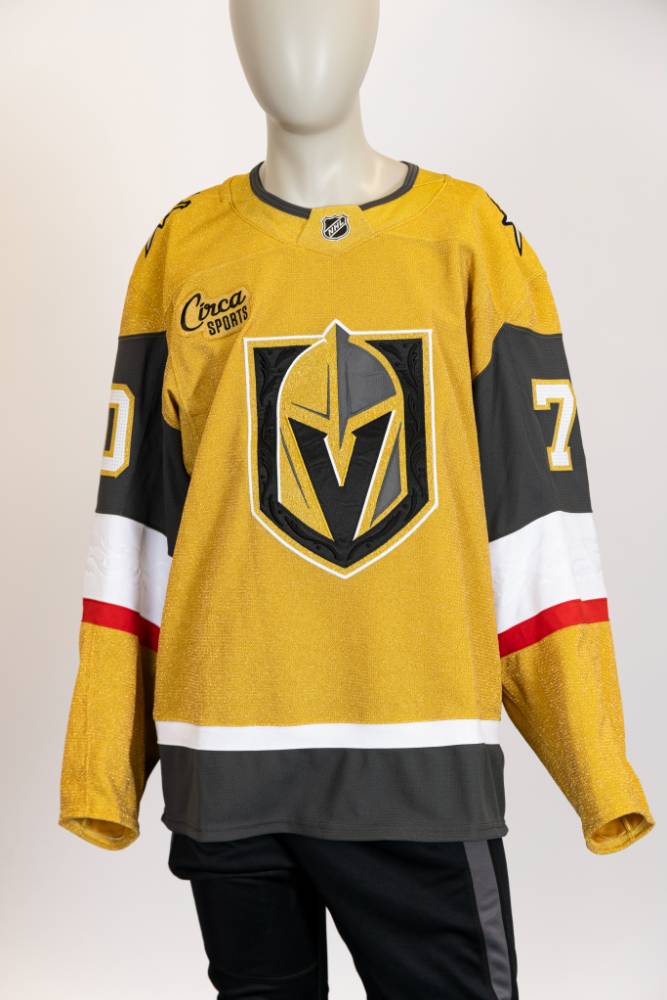 Game-Issued:#70 Tanner Pearson Gold Jersey 2024/25 Set 4-19483