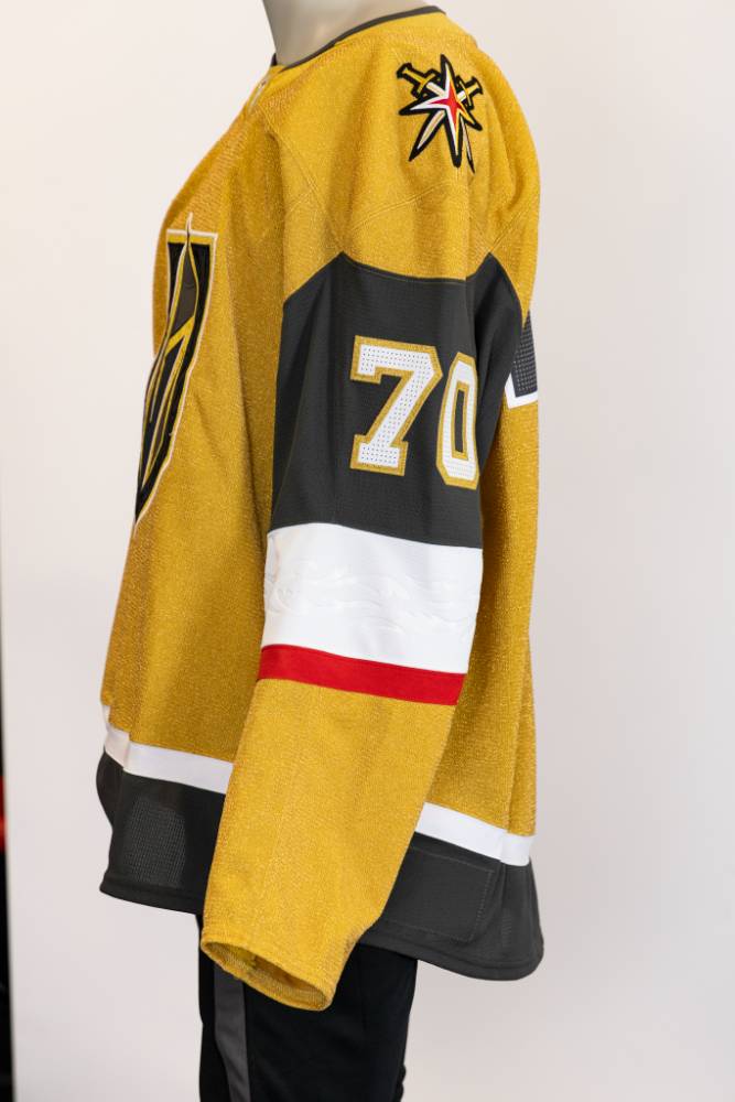 Game-Issued:#70 Tanner Pearson Gold Jersey 2024/25 Set 4-19483