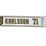 #71 William Karlsson White SCF Nameplate - 22010