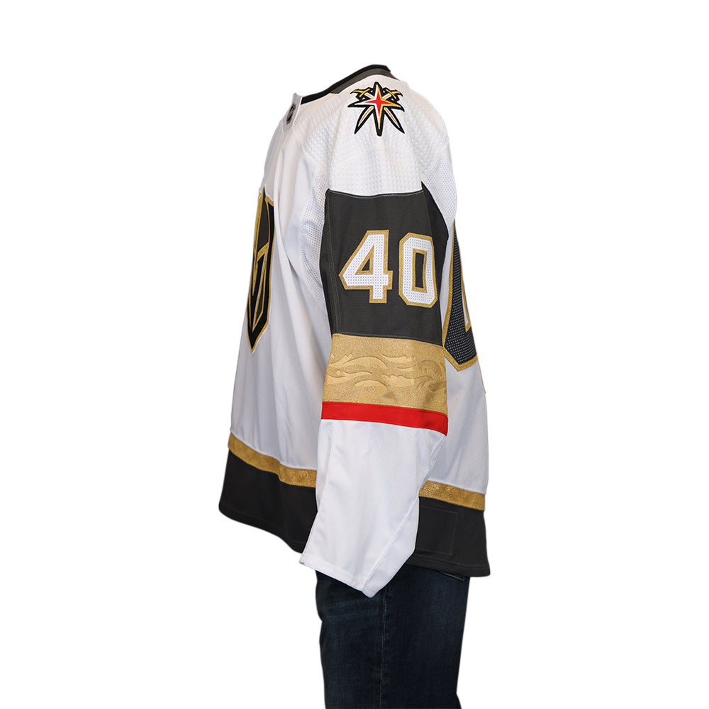 Game-Issued: #40 Lukas Cormier 2023-24 Season Away Jersey - 16852