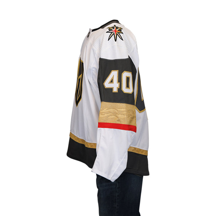 Game-Issued: #40 Lukas Cormier 2023-24 Season Away Jersey - 16852