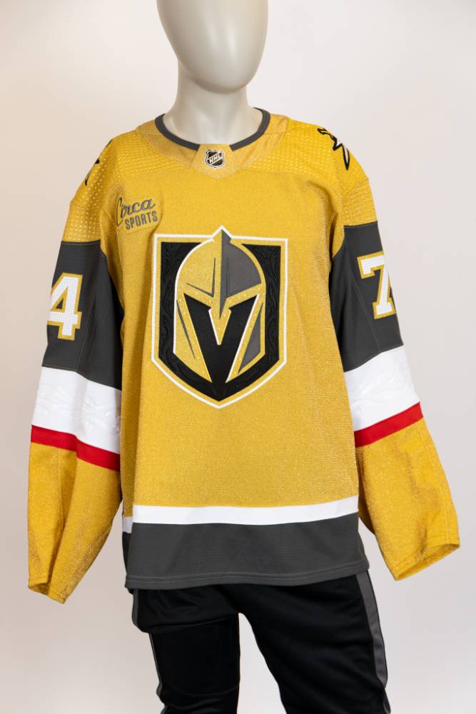 Game-Issued:#74 Lynden McCallum Gold Jersey 2022/23 Set 1-15683