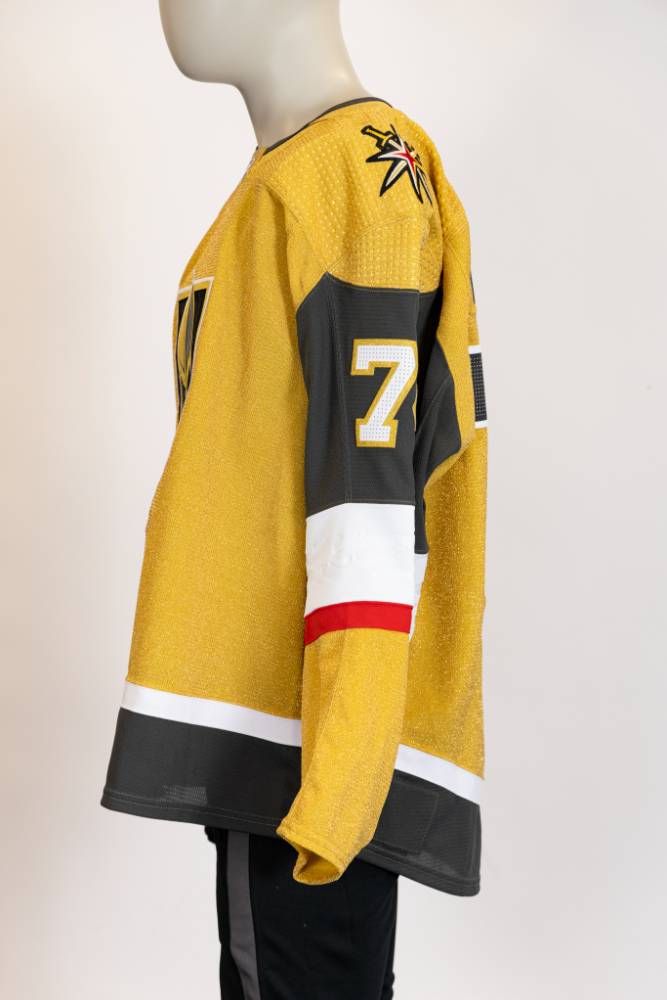Game-Issued:#74 Lynden McCallum Gold Jersey 2022/23 Set 1-15683