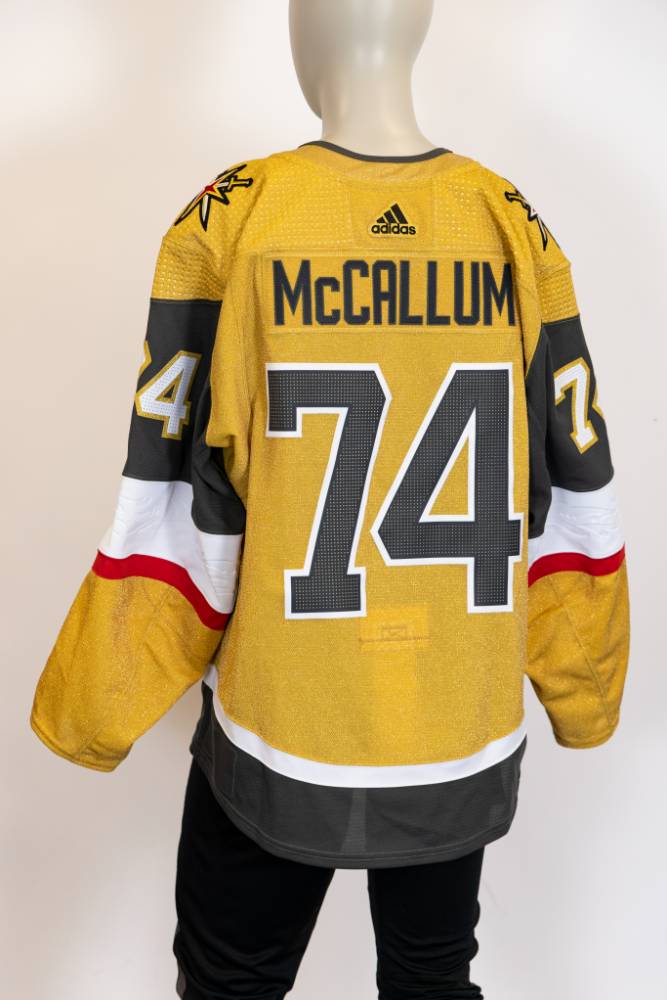Game-Issued:#74 Lynden McCallum Gold Jersey 2022/23 Set 1-15683