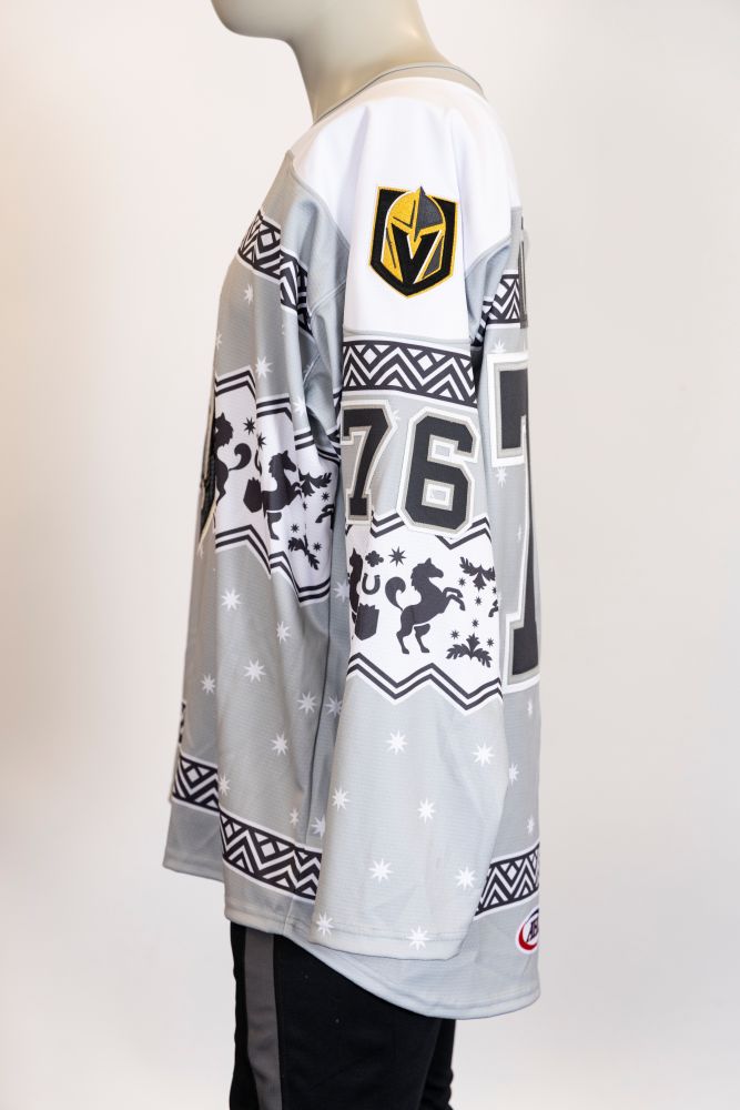 Game-Issued:#76 Peter Tischke Lucky Launch Jersey-556