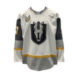 #77 Maxim Marushev: Game-Worn & Signed White Jersey - Jersey