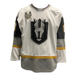 #8 Jack Dugan: Game-Worn & Signed White Jersey - Jersey