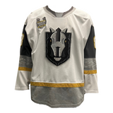#8 Jack Dugan: Game-Worn & Signed White Jersey - Jersey