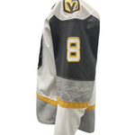 #8 Jack Dugan: Game-Worn & Signed White Jersey - Jersey