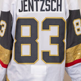 Game-Issued: #83 Taro Jentzsch White Set 1 Jersey 2019/20 Season-4822