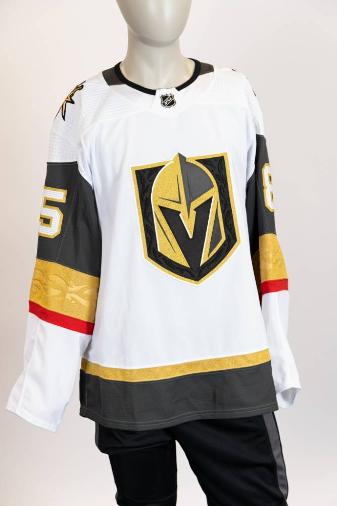 Game-Issued:#85 Connor Corcoran White Jersey 2022/23 Set 1-15586