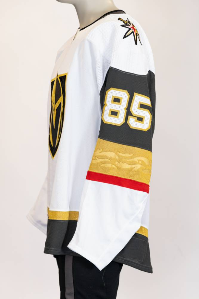 Game-Issued:#85 Connor Corcoran White Jersey 2022/23 Set 1-15586