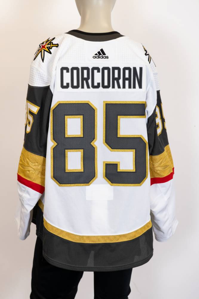 Game-Issued:#85 Connor Corcoran White Jersey 2022/23 Set 1-15586