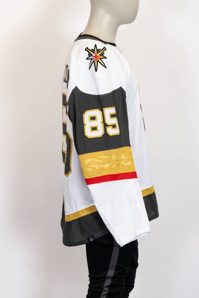 Game-Issued:#85 Connor Corcoran White Jersey 2022/23 Set 1-15586