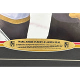 Marc-Andre Fleury James Neal Signed 1st Goal Win Vegas Golden Knights 16x20 Photo #D/15 Framed