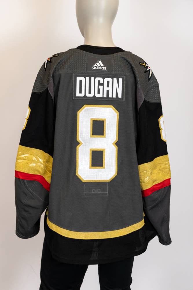 Game-Used:#8 Jack Dugan Gray Preseason Jersey 2021/22-17752