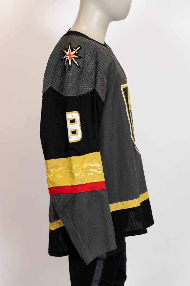 Game-Used:#8 Jack Dugan Gray Preseason Jersey 2021/22-17752