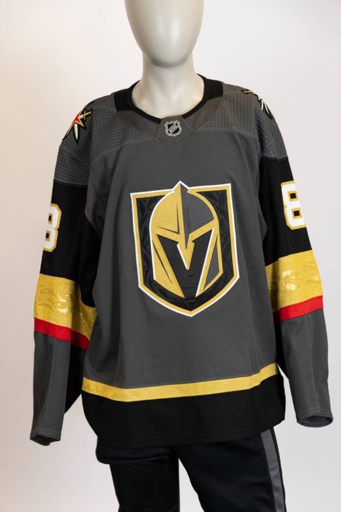 Game-Used:#8 Jack Dugan Gray Preseason Jersey 2021/22-17752