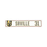 #31 Isaiah Saville Away Nameplate - 18167