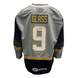 #9 Cody Glass: Game-Worn & Signed Silver Jersey - Jersey