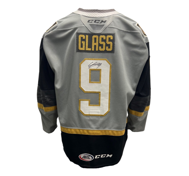 #9 Cody Glass: Game-Worn & Signed Silver Jersey - Jersey